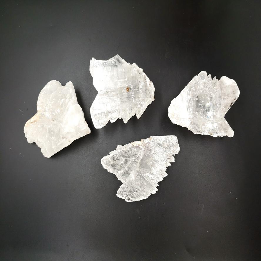 Selenite Fish Tail Angel Wings - Elevated Metaphysical