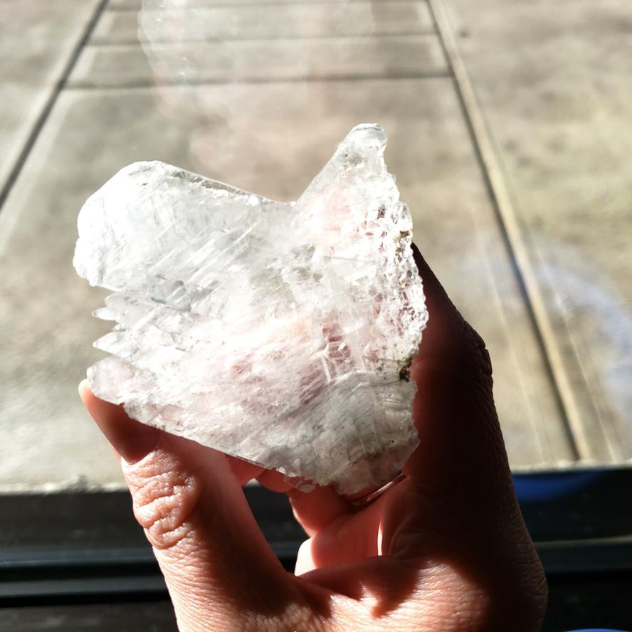 Selenite Fish Tail Angel Wings - Elevated Metaphysical