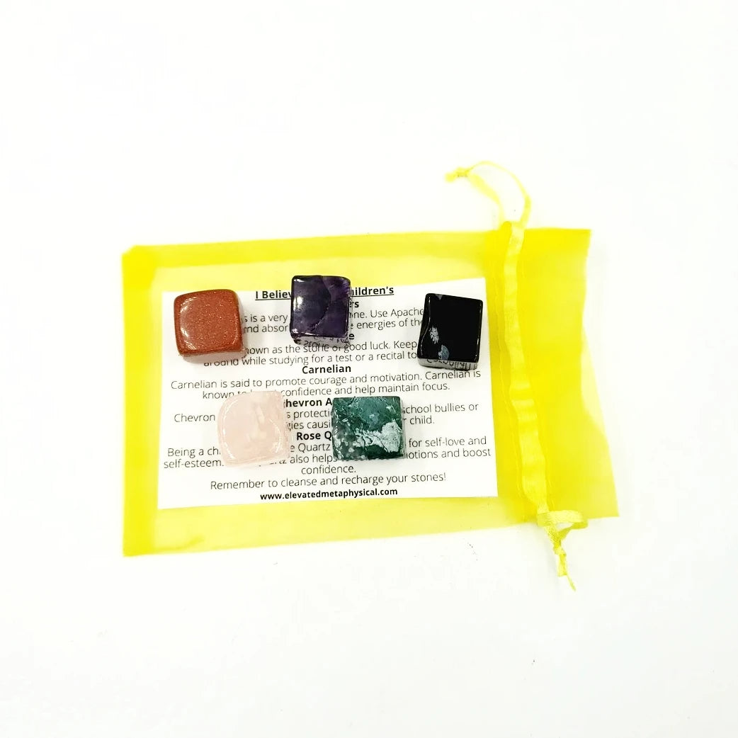 I Believe In Me - Children's Stone Set - Elevated Metaphysical