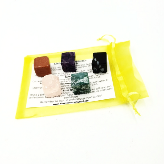 I Believe In Me - Children's Stone Set - Elevated Metaphysical