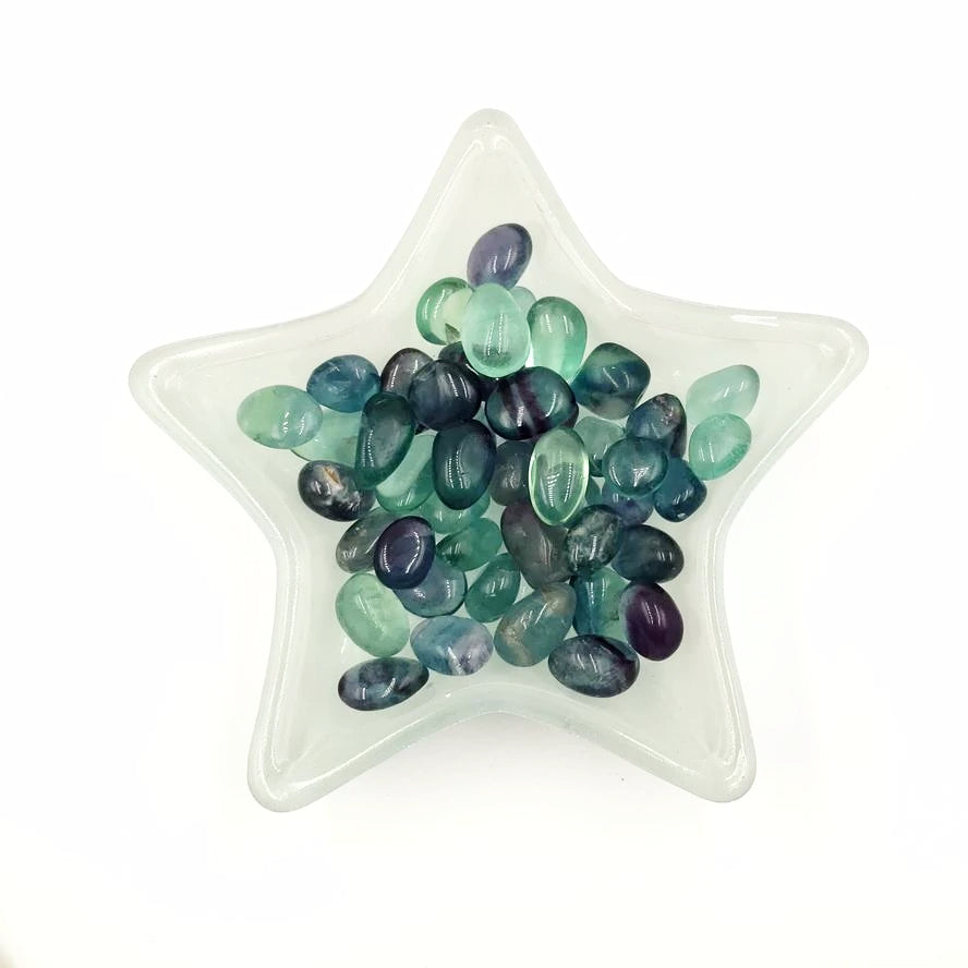 Rainbow Fluorite Tumbled Stone Small Pebble