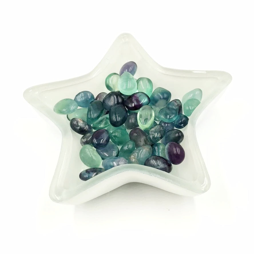 Rainbow Fluorite Tumbled Stone Small Pebble