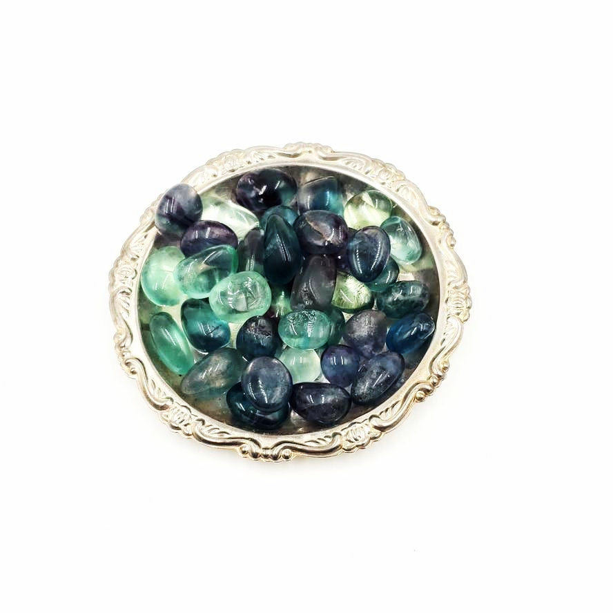Rainbow Fluorite Tumbled Stone Small Pebble