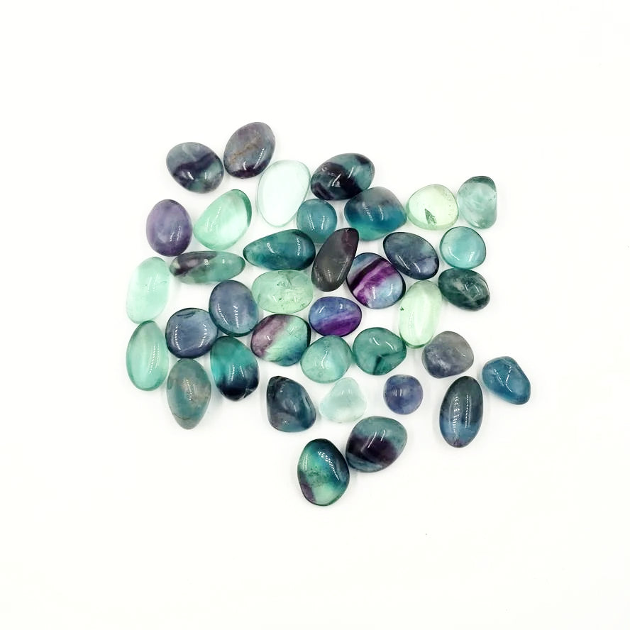 Rainbow Fluorite Tumbled Stone Small Pebble