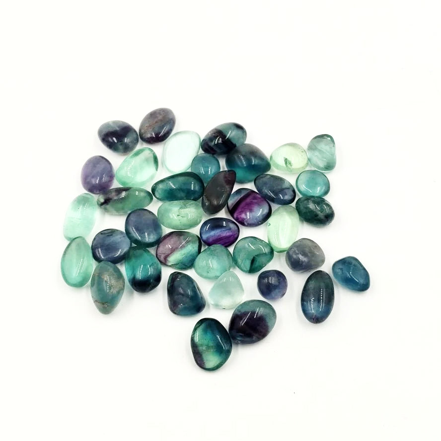 Rainbow Fluorite Tumbled Stone Small Pebble