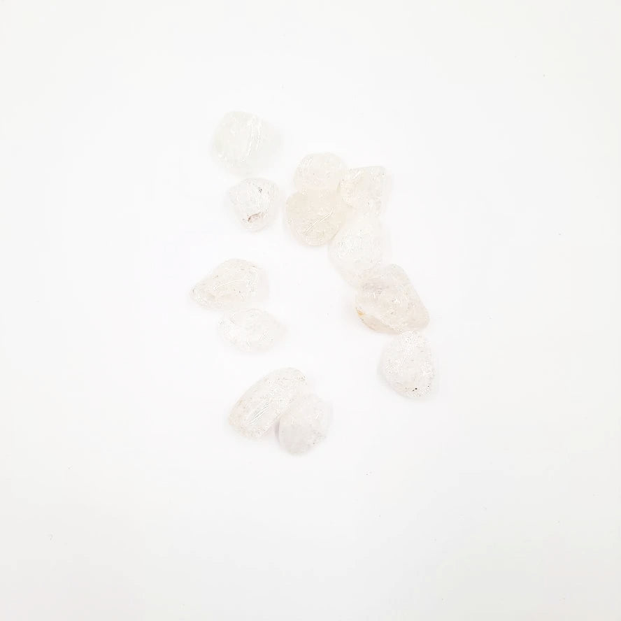 Crackle Quartz Fire & Ice Quartz Tumbled Stone