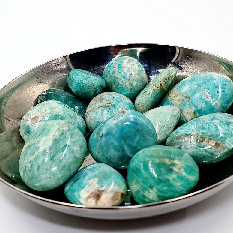 Amazonite Palm Stone Gallet