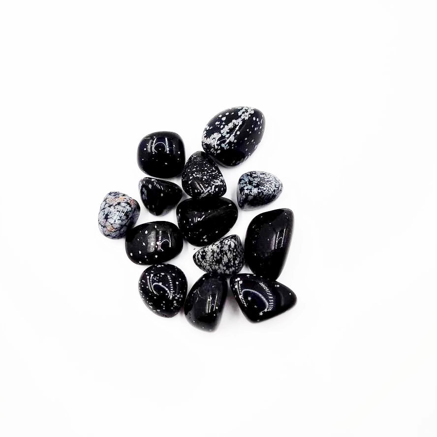 Snowflake Obsidian Tumbled Stone HQ