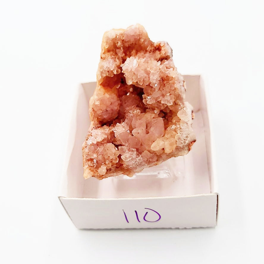 Pink Amethyst Palm Cluster Geode Free Form "M"