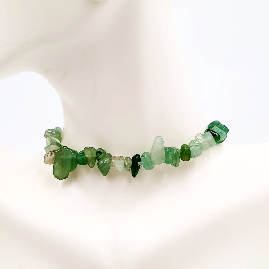 Green Aventurine Chip Bracelet - Elevated Metaphysical