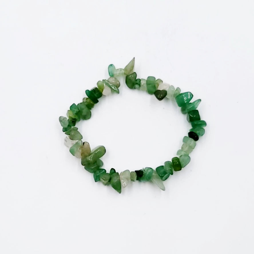 Green Aventurine Chip Bracelet - Elevated Metaphysical