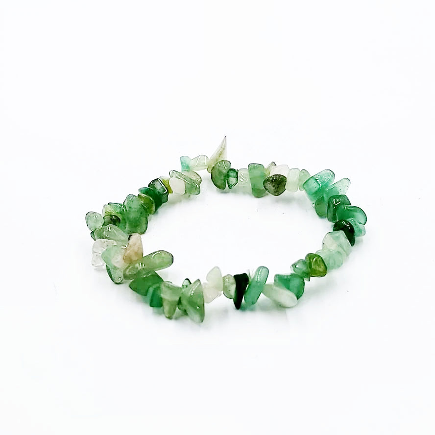 Green Aventurine Chip Bracelet - Elevated Metaphysical