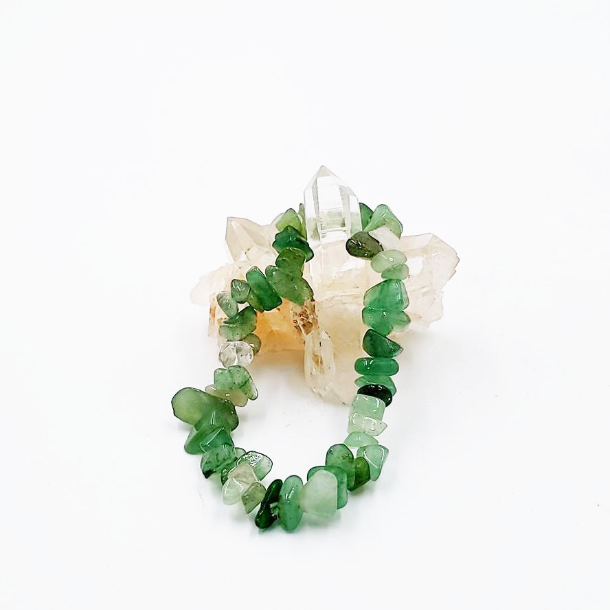 Green Aventurine Chip Bracelet - Elevated Metaphysical