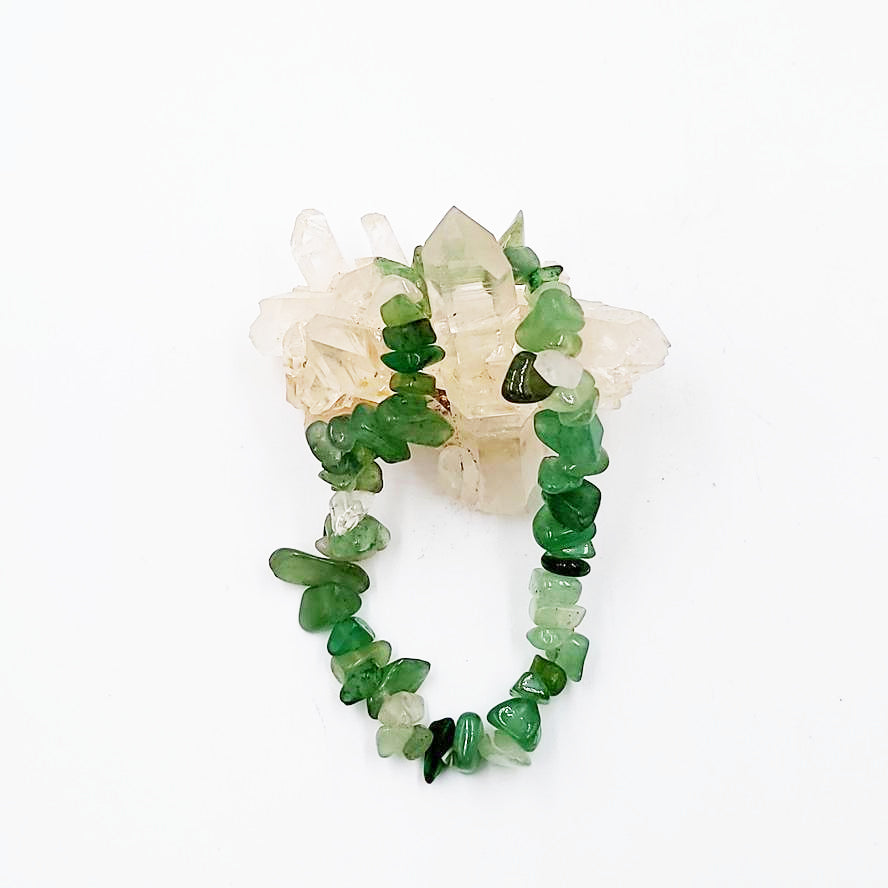 Green Aventurine Chip Bracelet - Elevated Metaphysical