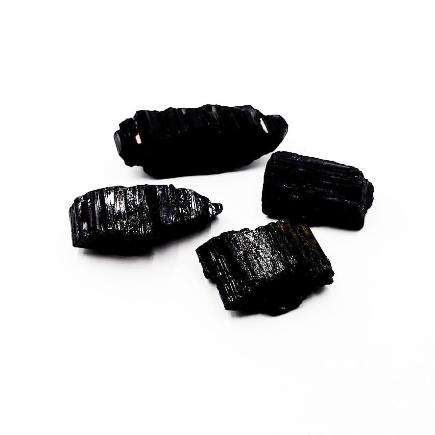 Black Tourmaline Rough Stone High Quality