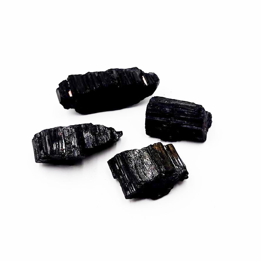 Black Tourmaline Rough Stone High Quality