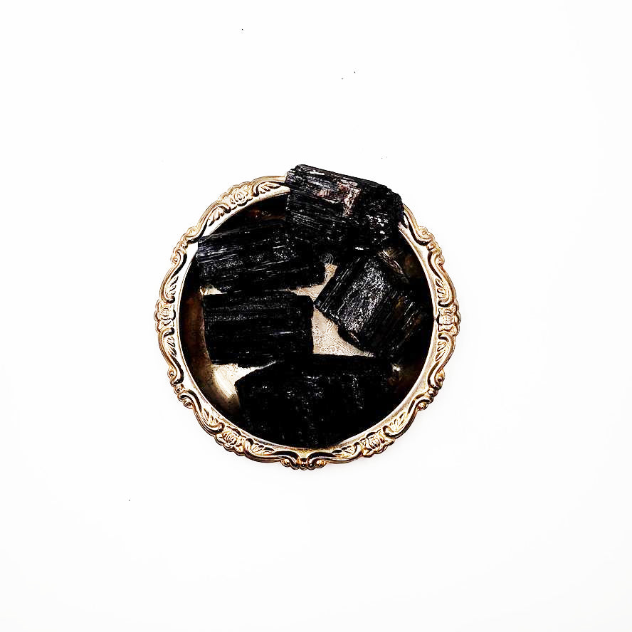 Black Tourmaline Rough Stone High Quality