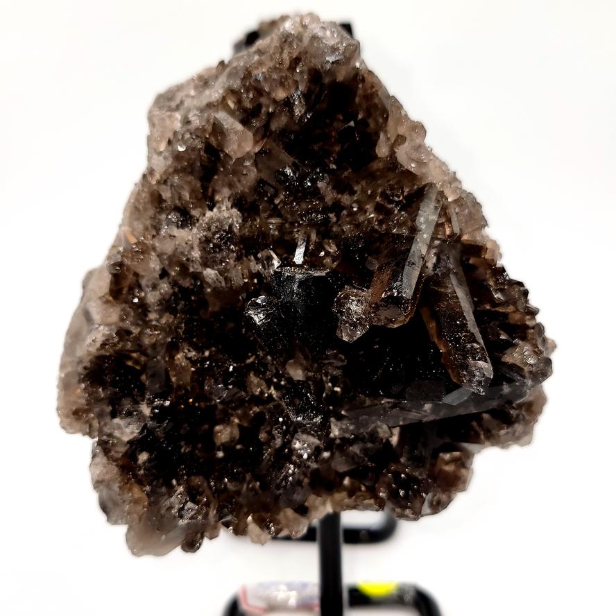 Smoky Quartz Cluster on Stand
