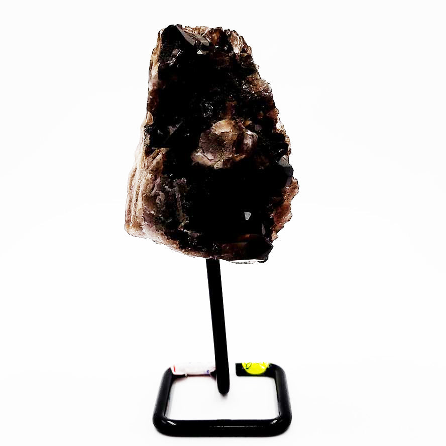 Smoky Quartz Cluster on Stand