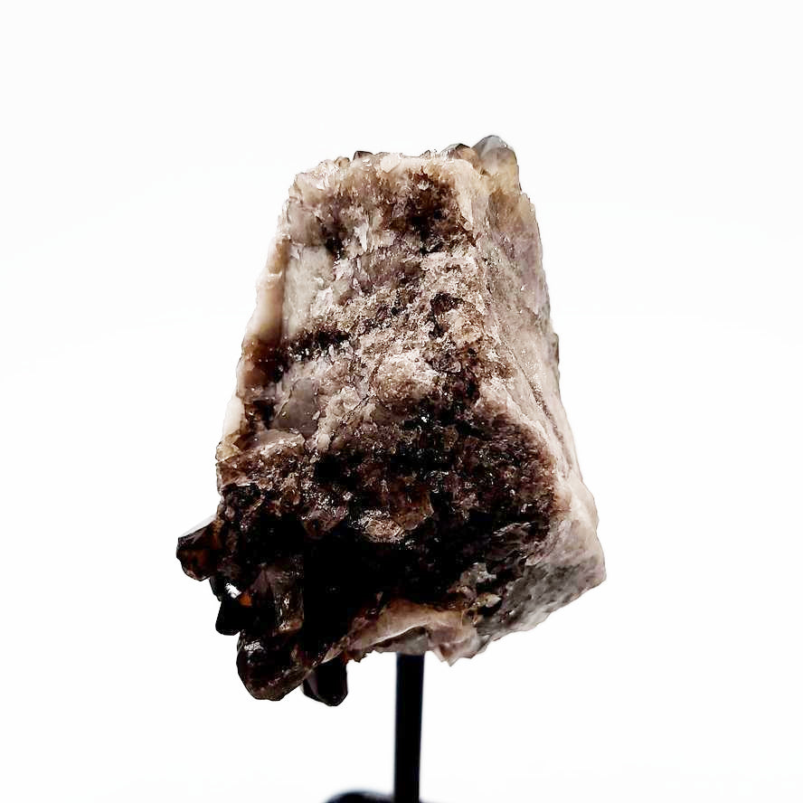 Smoky Quartz Cluster on Stand