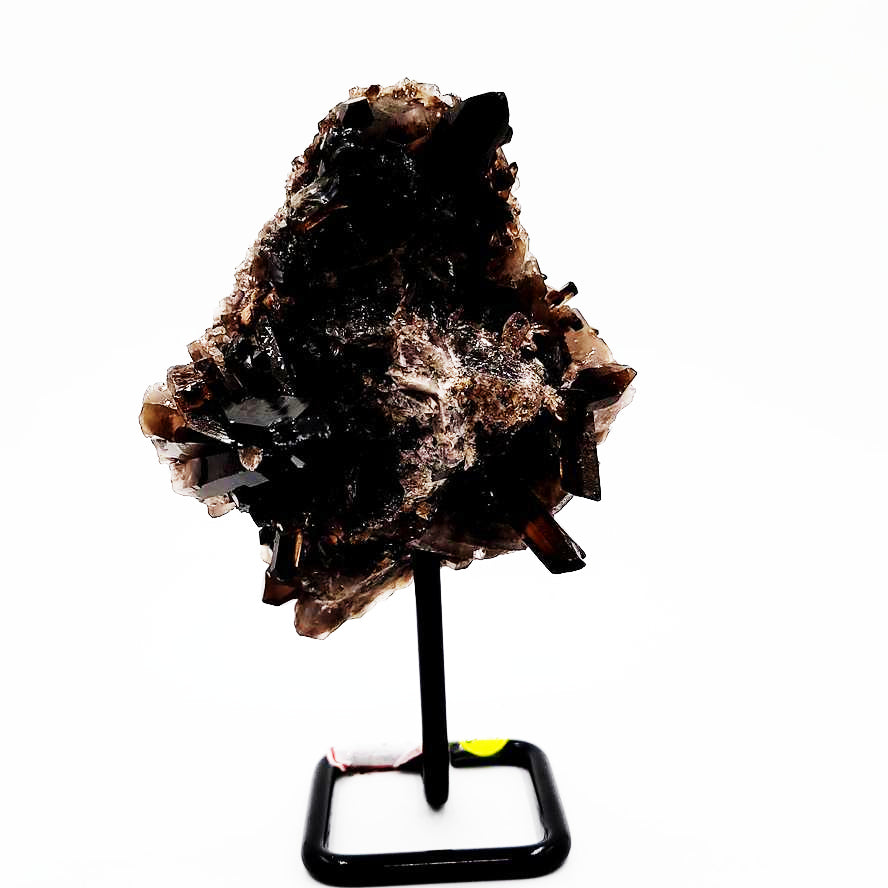 Smoky Quartz Cluster on Stand