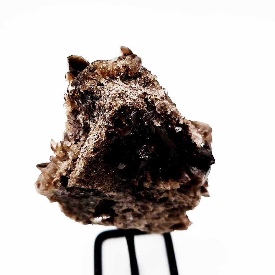 Smoky Quartz Cluster on Stand