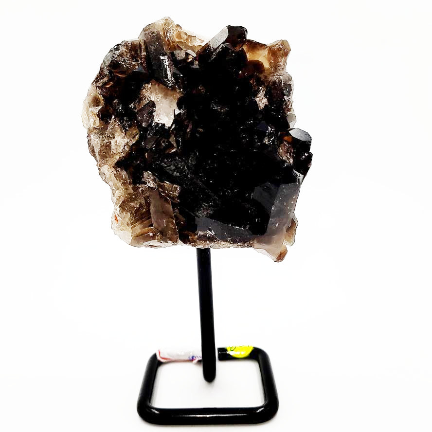 Smoky Quartz Cluster on Stand