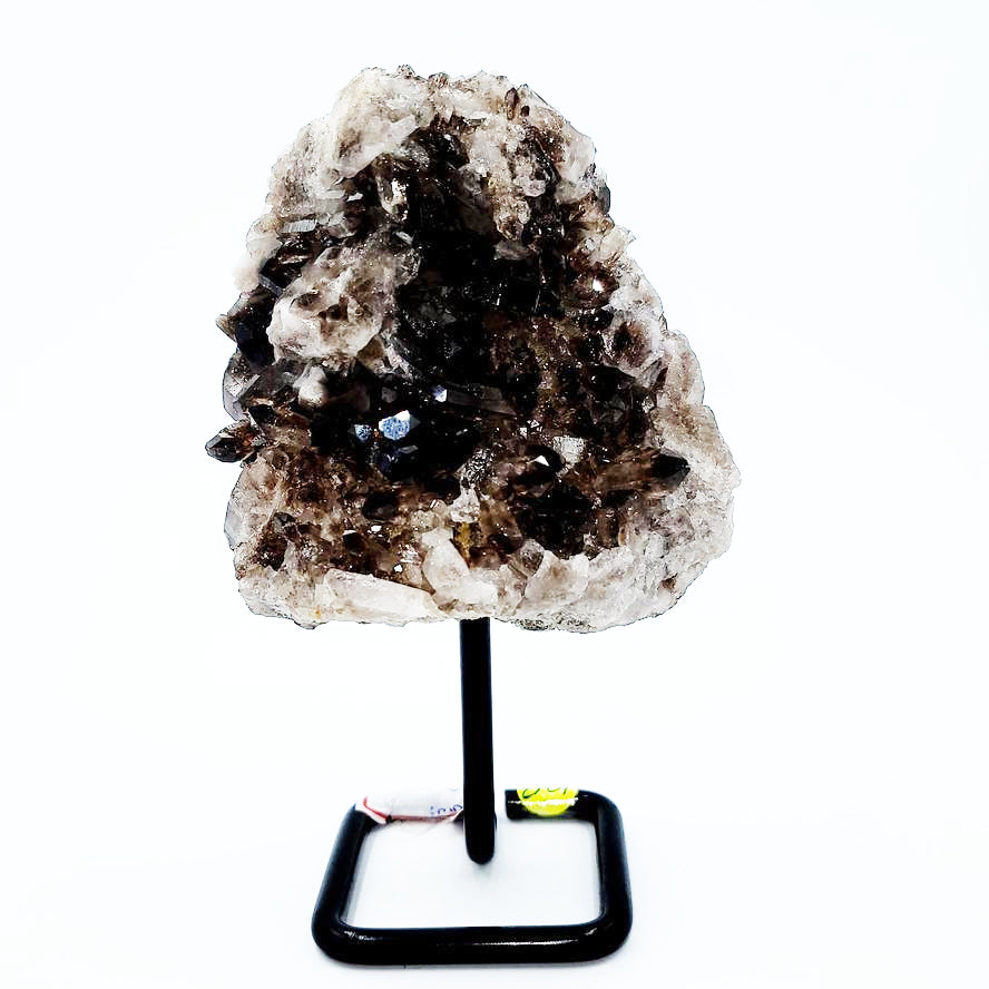 Smoky Quartz Cluster on Stand