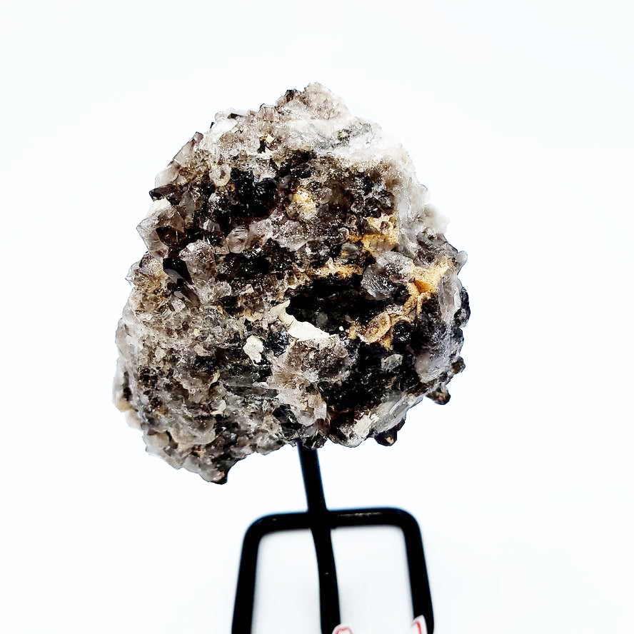 Smoky Quartz Cluster on Stand