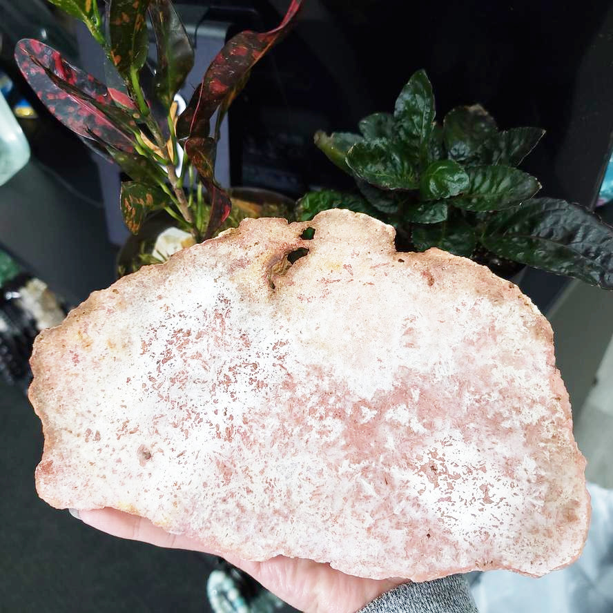 Pink Amethyst Slab Polished 1.1kg 2.4lbs - Elevated Metaphysical