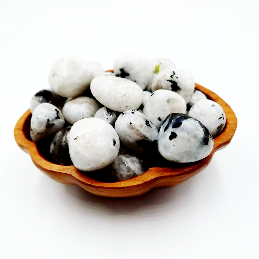 Rainbow Moonstone Tumbled Stone - Elevated Metaphysical