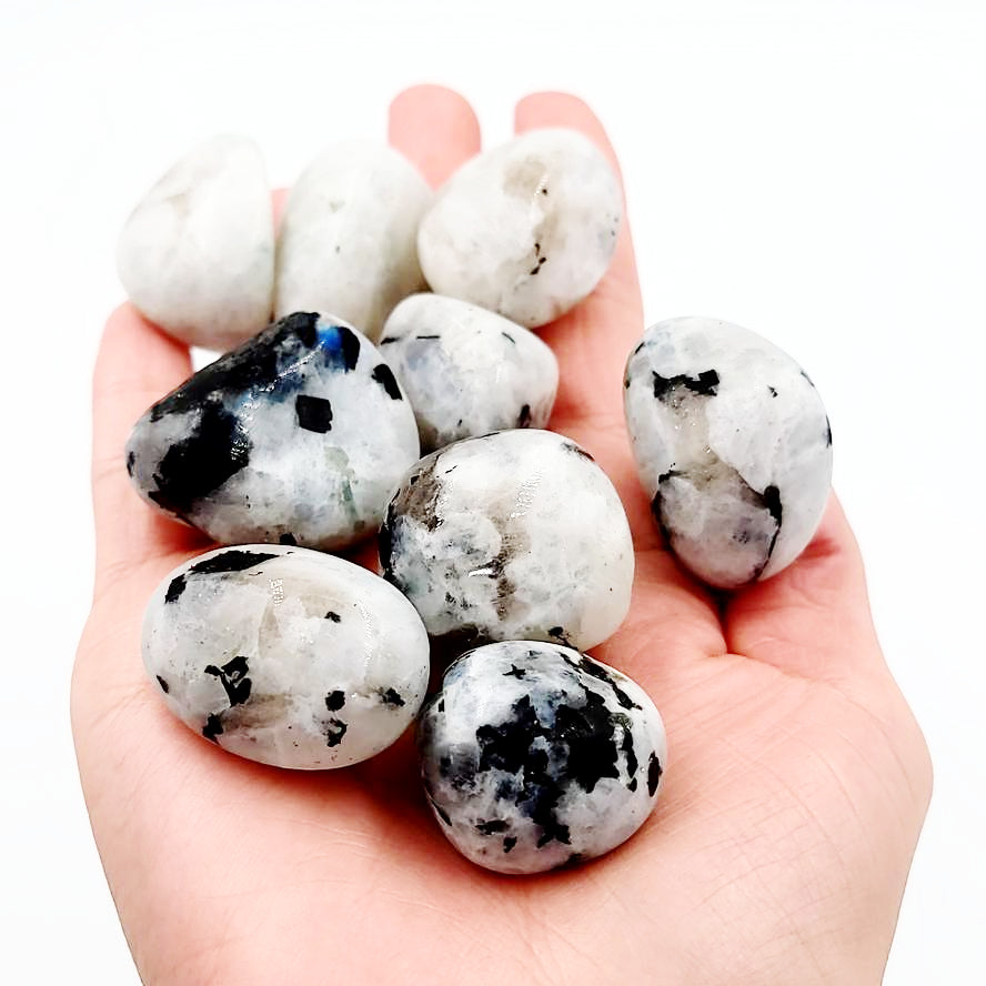 Rainbow Moonstone Tumbled Stone - Elevated Metaphysical