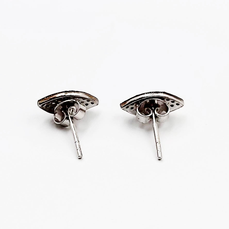 Turquoise Evil Eye Earrings Sterling Silver - Elevated Metaphysical