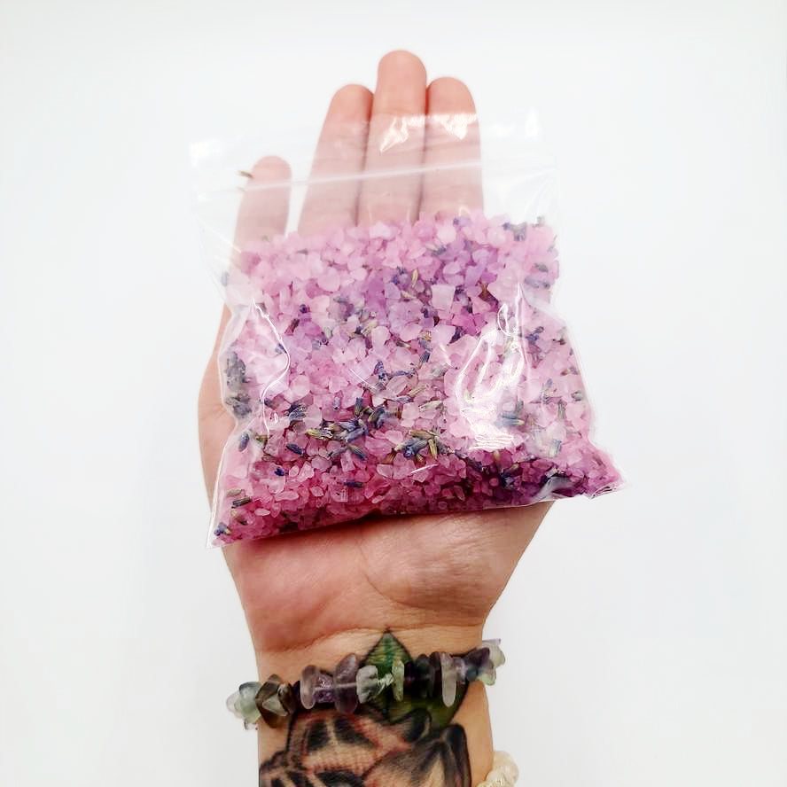 Lavender Squared Bath Salt Mix