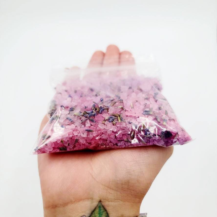 Lavender Squared Bath Salt Mix