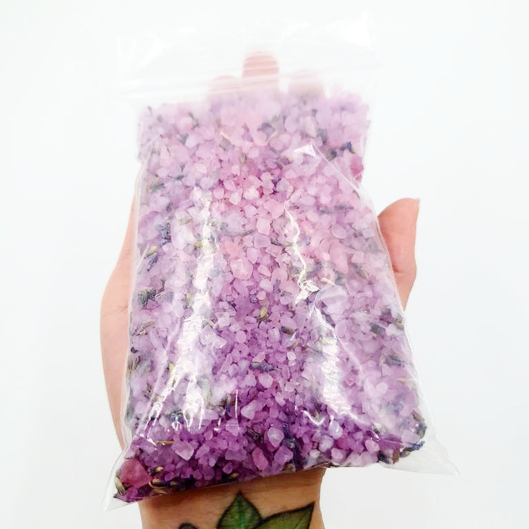 Lavender Squared Bath Salt Mix