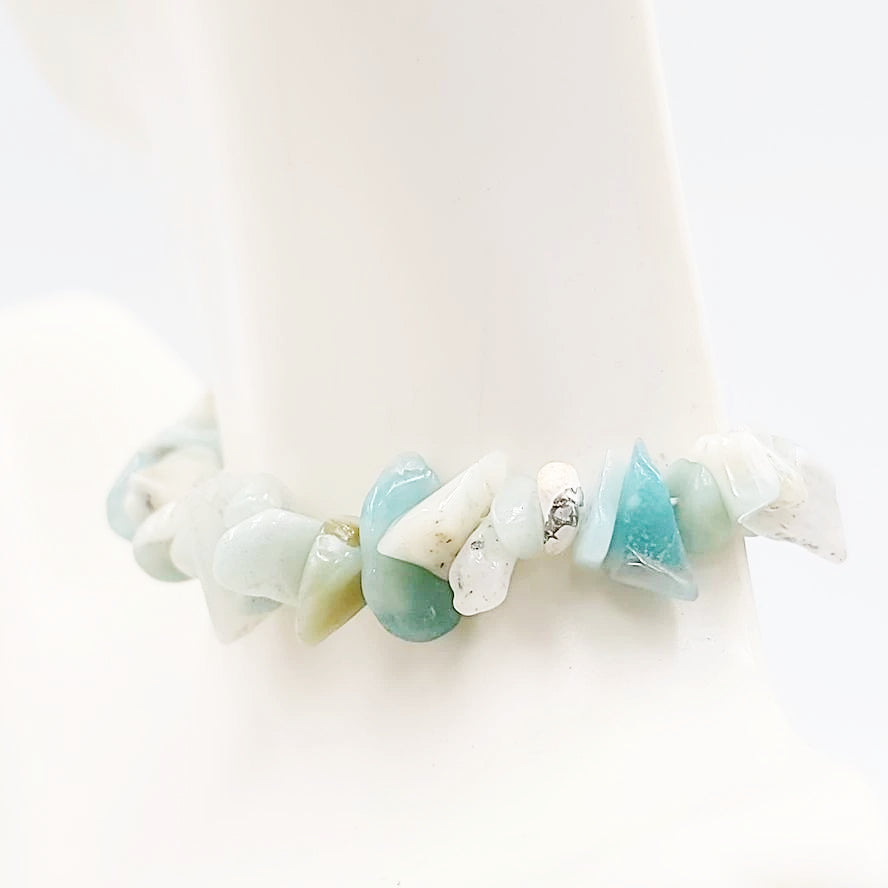 Amazonite Chip Bracelet