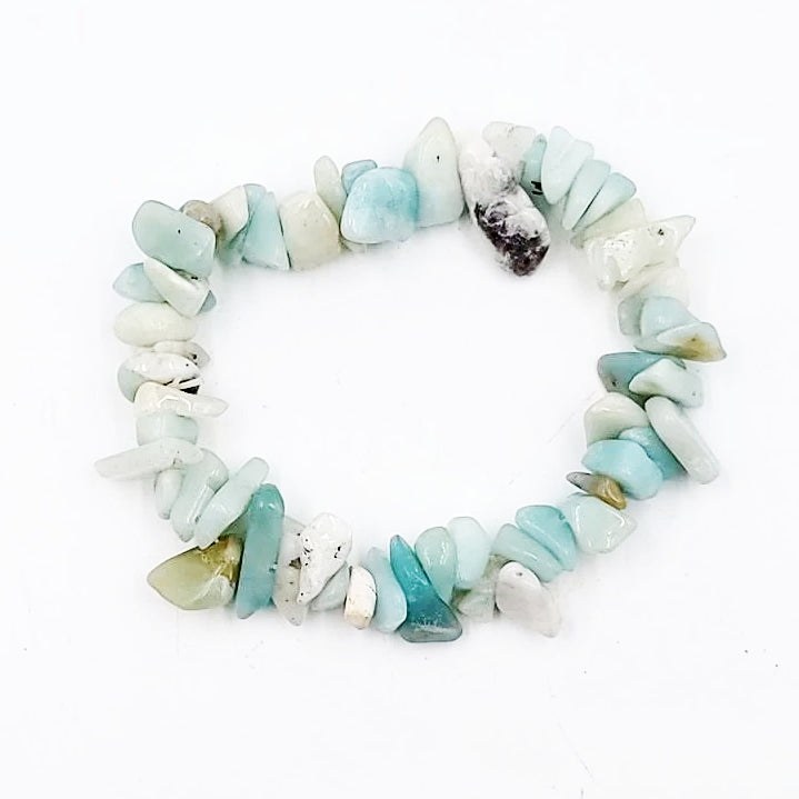 Amazonite Chip Bracelet