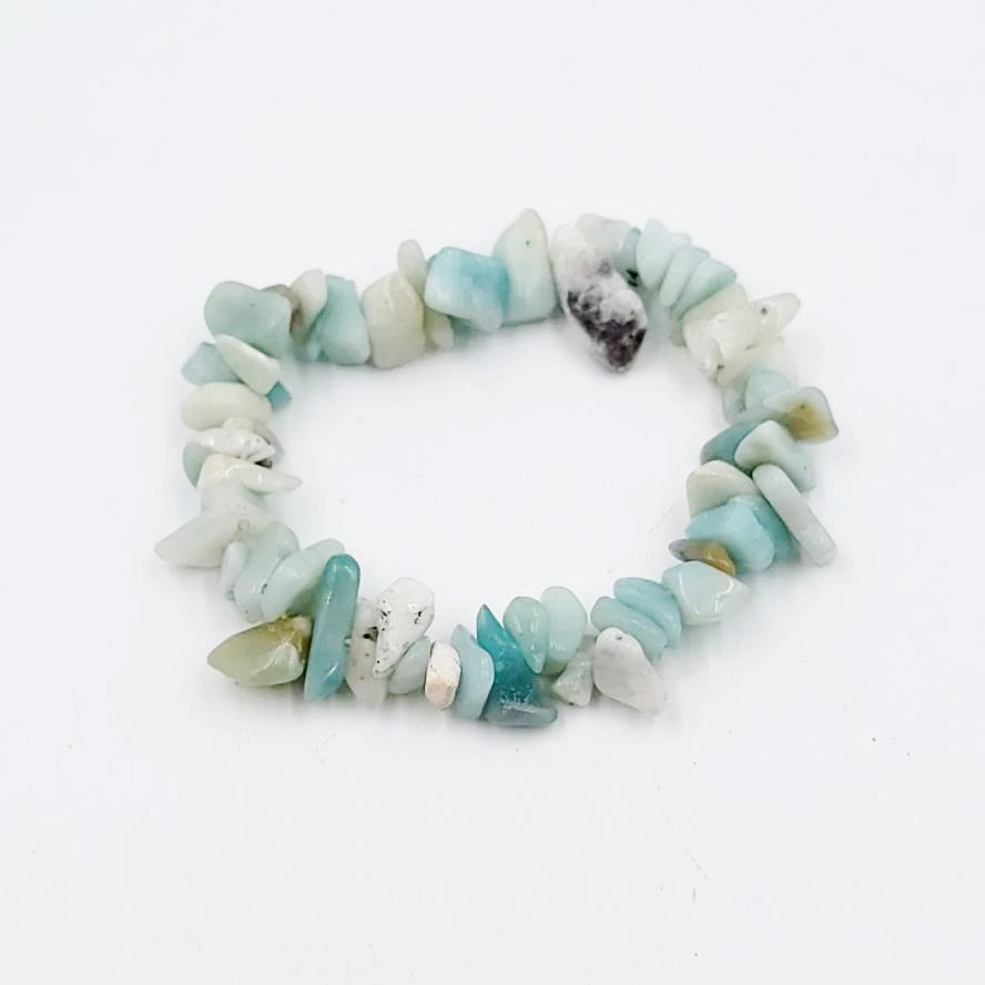 Amazonite Chip Bracelet