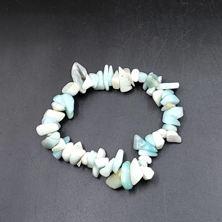 Amazonite Chip Bracelet
