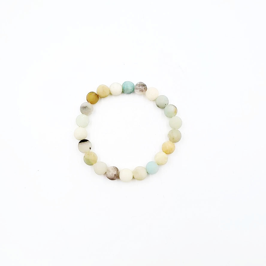 Amazonite Bead Bracelet 8mm - Elevated Metaphysical