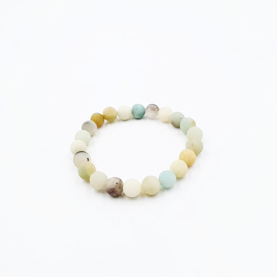 Amazonite Bead Bracelet 8mm - Elevated Metaphysical