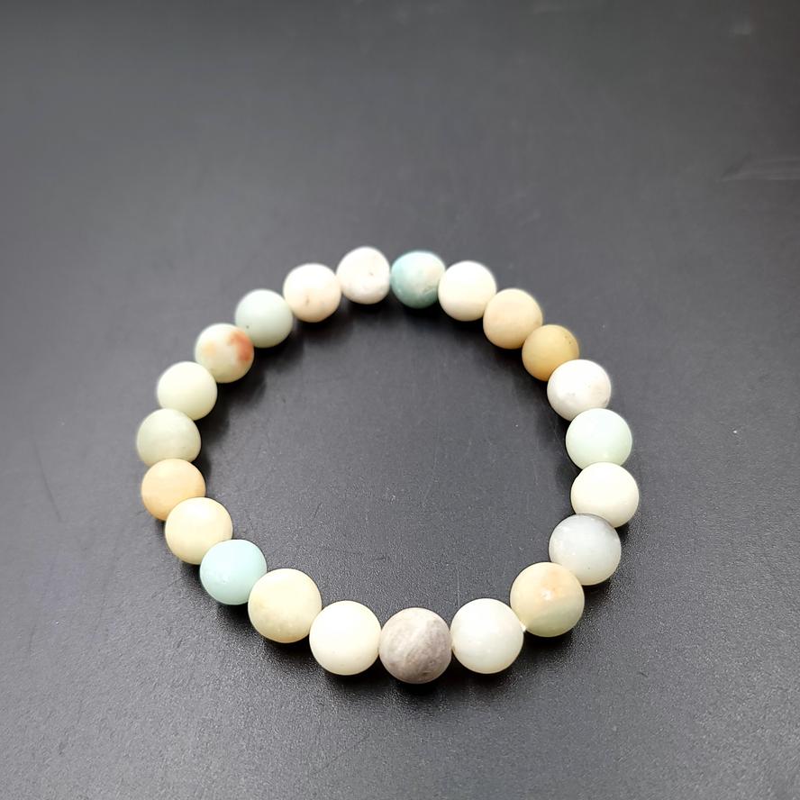 Amazonite Bead Bracelet 8mm - Elevated Metaphysical