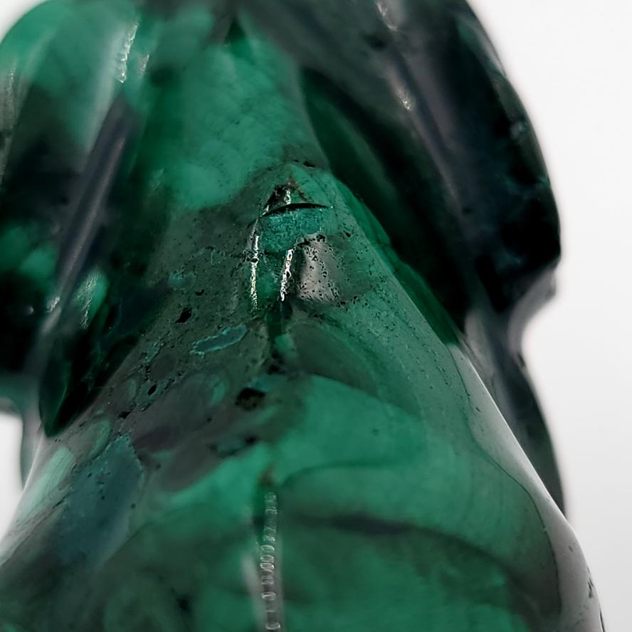 Malachite Elephant 3.5" 88mm - Elevated Metaphysical