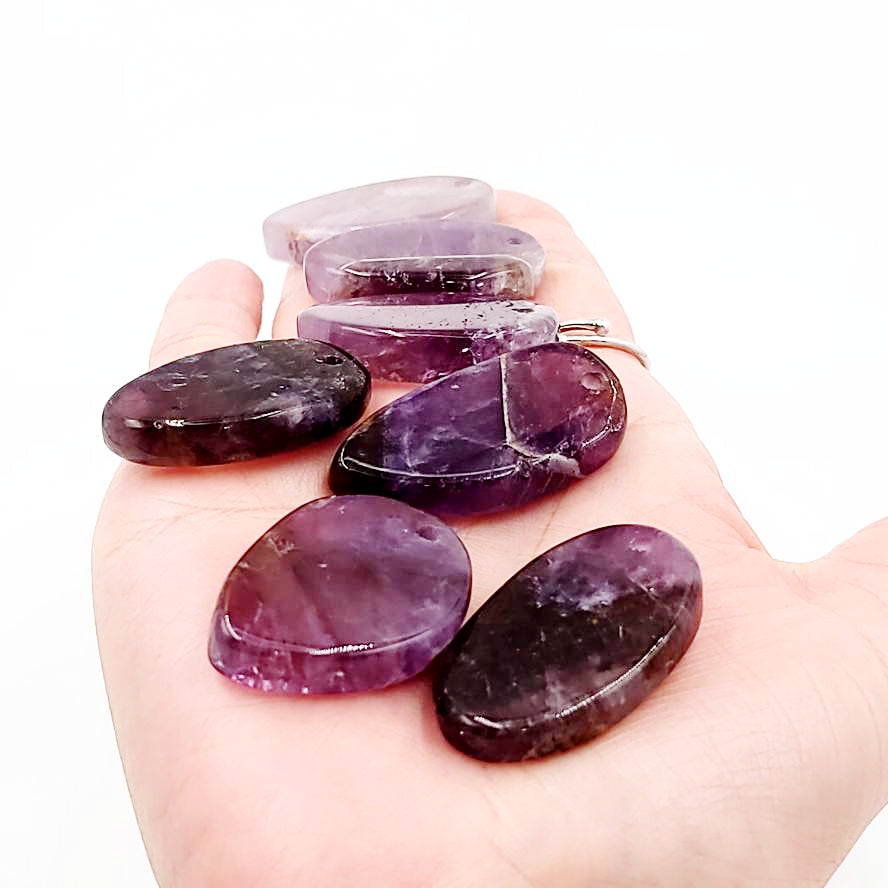 Auralite-23 Pendant Auralite Drilled Pendant - Elevated Metaphysical