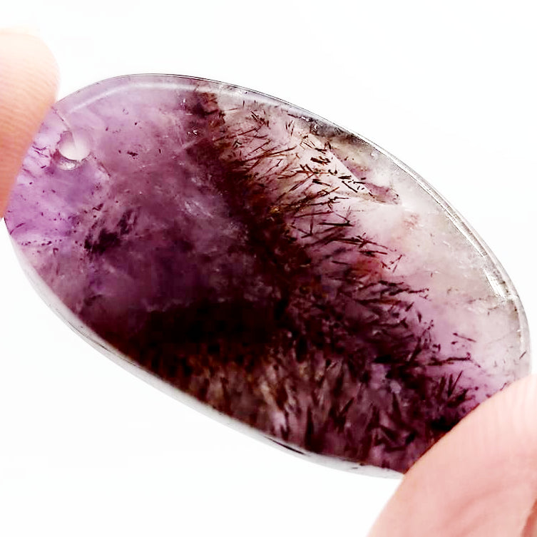 Auralite-23 Pendant Auralite Drilled Pendant - Elevated Metaphysical
