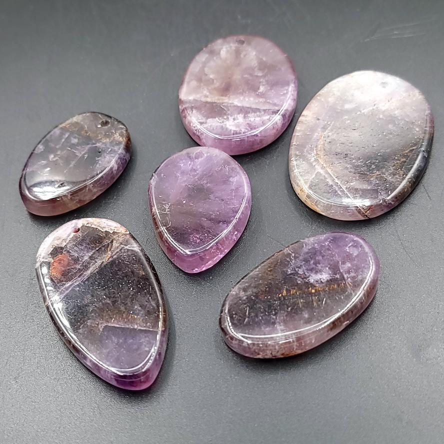 Auralite-23 Pendant Auralite Drilled Pendant - Elevated Metaphysical