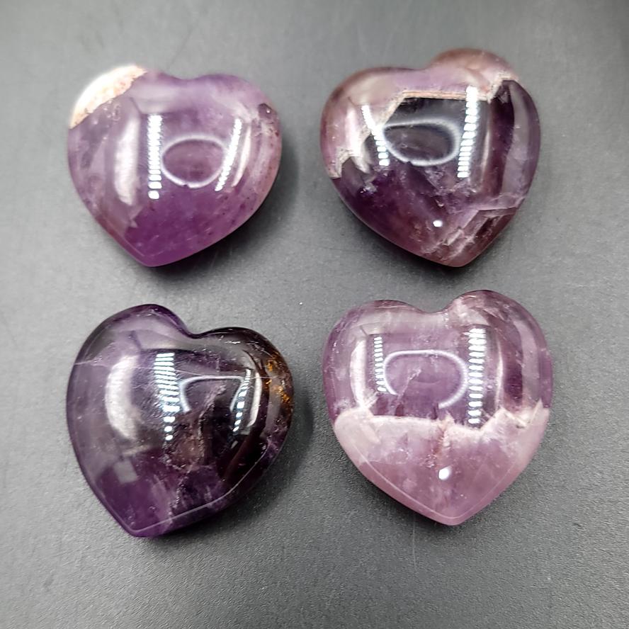 Auralite-23 Heart Stone Auralite Heart
