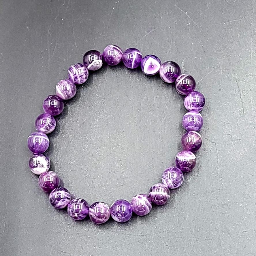 Amethyst Bead Bracelet 8mm - Elevated Metaphysical