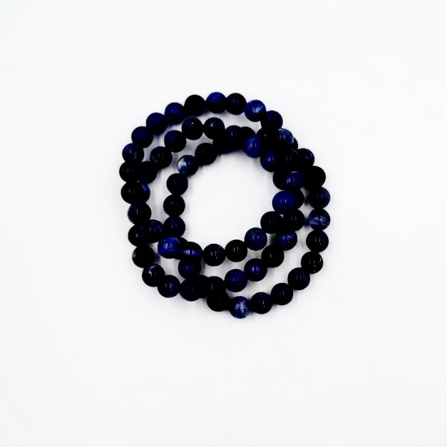 Sodalite Bead Bracelet 8mm